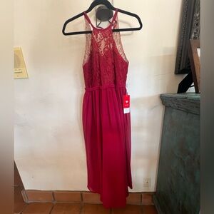 JJs House Red Junior Bridesmaid Dress - Girls Size 12